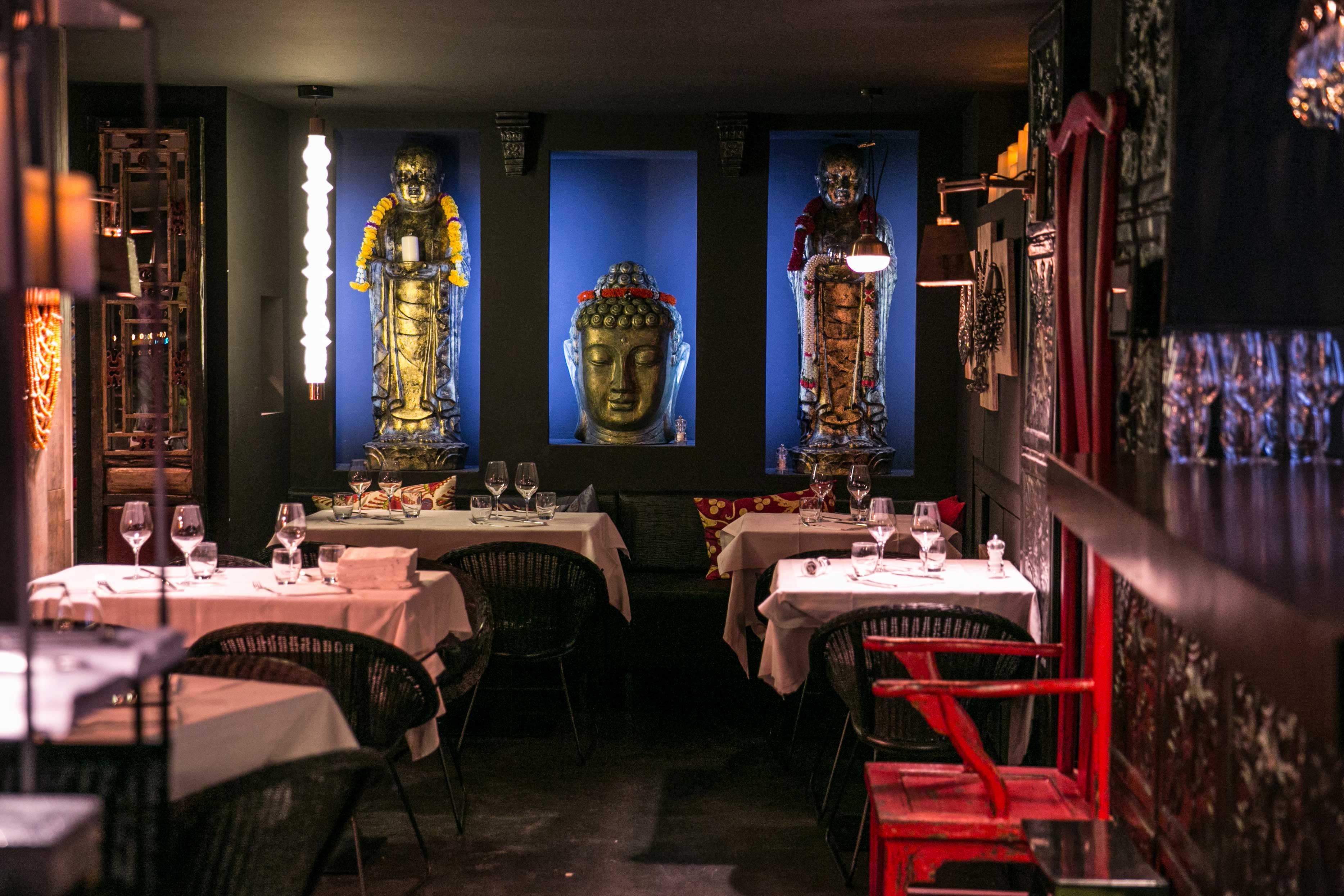 Restaurant ambiance asiatique chic